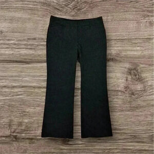Express Design Studio Striped‎ Flared Chino Black Pants Size 6S
